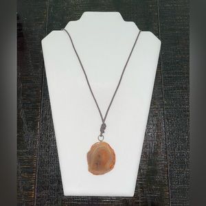 Agate Slice Necklace